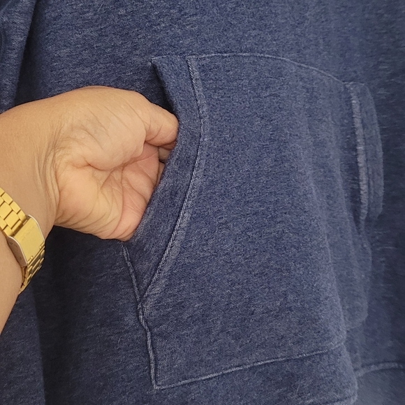 Fabletic The Postgame Hoodie Navy Heather Unisex Size M - Picture 8 of 12